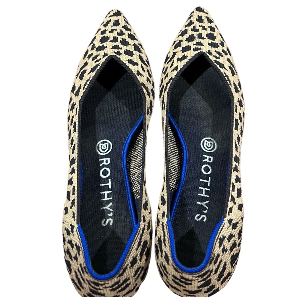 Rothy’s pointe leopard size 9 - Picture 4 of 4